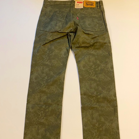 Levi’s 510 SZ 16 Girls Olive Haze Girls Skinny Pants New - Picture 9 of 9